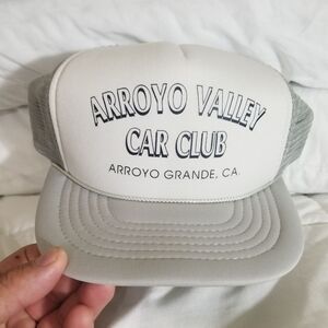 VINTAGE TRUCKER HAT NEW ARROYO VALLEY CAR CLUB 1980S